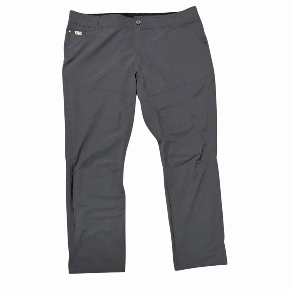 Kuhl Pants Men 42x32 Silencr Ripstop Hike Tech Outdoor 5166 Stretch Wicking Gray